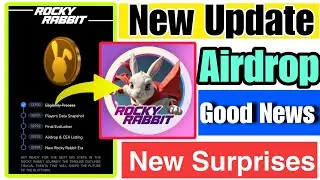 Rocky rabbit new update | Rocky rabbit update on telegram | Rocky rabbit snapshot update 🔥🔥