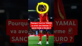 La SANCTION est GRAVE😱🚨 #football #euro2024 #euro #yamal #mbappe #equipedefrance #ronaldo #espagne