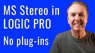MS (mid-side) in Logic Pro - No plugins