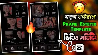 New Viral Status Video Editing One Click In CapCut || Prame Estetik Trend Video Editing ||