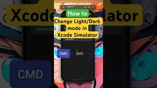Change Light / Dark mode in Xcode simulator Tutorial 