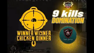 1 v 7 দিয়ে Chicken Dinner নিলাম | 9 kills Domination in Creator Battle Tournament | Tussle Gaming