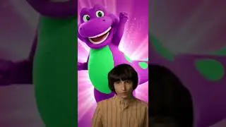 Barney then and now