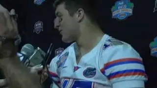 Tim Tebow recites John 