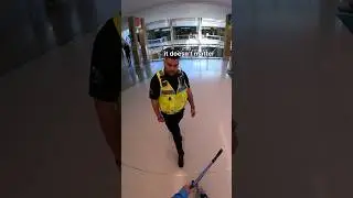 Why aren’t i allowed in here?🤷🏼‍♀️ #scooter #skatepark #challenge #security #police