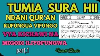 TUMIA SURA HII NDANI YA QUR'AN KUFUNGUA  VIFUNGO KATIKA MWILI NA MIGODI ILIYOFUNGWA KICHAWI.