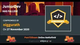 JuniorDev PwnTilldawn