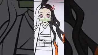 Coloring Nezuko #demonslayer #coloring #art #nezuko