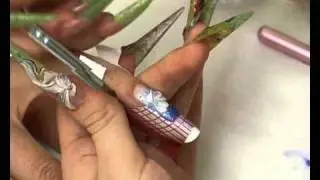 Моделирование ногтей акрилом ч. 4