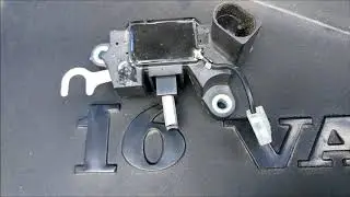 How to replace the VR without removing the alternator on a Priora Lux with air conditioning (volt...