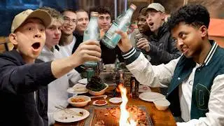 British College Students Learn Korean College Drinking Games!!