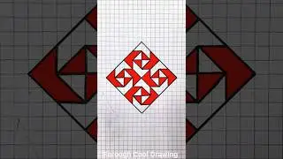 Zentangles On Graph Paper: Doodle Designs Drawing ✍🏻 
