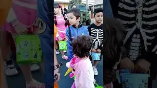 Kid Halloween Trick or Treat Candy Haul!