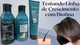 REDKEN EXTREME LENGTH para fortalecer os fios e crescimento capilar 💙💙