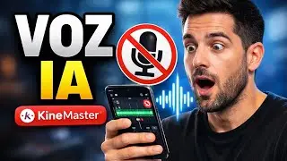 Como PONER VOZ de IA en KINEMASTER desde tu MÓVIL 