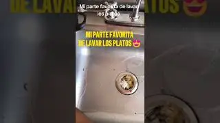 En mi casa nos peleamos por lavar los platos #galitrios #quehaceres #comida #lavaplatos #ecuador