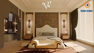 How I made this modern bed-room in blender!!!!!!