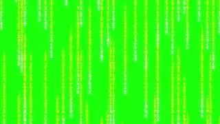 4K | Green Matrix Glowing Motion Background 2160p Effect