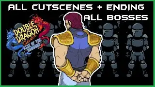 Double Dragon Gaiden: Rise of The Dragons - All Bosses/Cutscenes - Ending