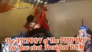 The Victory of all Filipino people. The new elect 17th President of the Republic of the Philippines.
