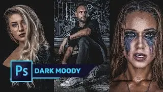 📷  How to Create DARK & MOODY Color Effect in Photoshop  | Free Preset