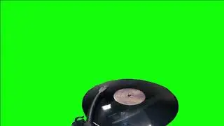 Dj disc scratching green screen