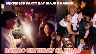 MAJA SALVADOR & RAMBO NUÑEZ MAY PA SURPRISE PARTY ANG MGA KAIBIGAN WELCOME BACK MAJA & RAMBO