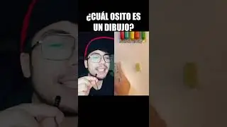 Adivina ¿Cuál osito es un dibujo? #shorts #dibujo