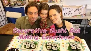 Decorative sushi roll making experience