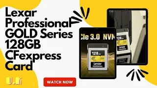 Lexar Professional GOLD Series 128GB CFexpress Card, Type B CF Card, Up to 1750MB/s Read, Adopt PCIe