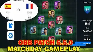Efootball Pes Mobile 2021 OBB Patch 5.5.0 Matchday Gameplay