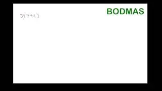Let's learn maths - BODMAS