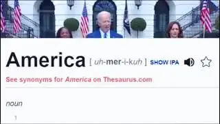 What does America mean? by Joe Biden 😂 #sleepyjoe #joebiden #shorts