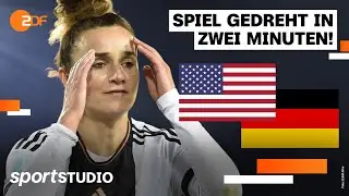USA – Deutschland Highlights | Freundschaftsspiel 2022 | sportstudio