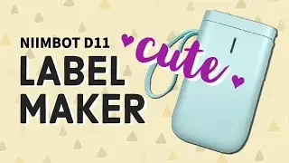 NIIMBOT D11 Label Printer Review Home Organization 💜 Craft Room Art Studio Tool