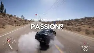 man talks about passion while playing forza