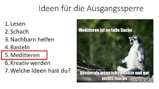 Ausgangssperre? Das kannst du zuhause alles machen.