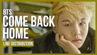 BTS - Come Back Home Line Distribution (Color Coded)