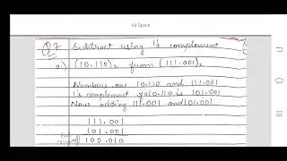 02) BINARY ARITHMETIC SOLUTION SUSHIL GOEL BOOK BCA BCOM(VOC)PGDCA COMPUTER ORGANISATION LOGICAL ORG