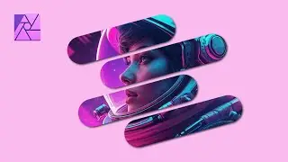 🔥 Stunning Photo Effect with Shapes & Clipping Masks in Affinity Photo! 🤩