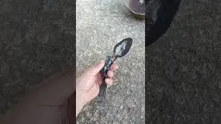 Немецкая ложка вилка#коп #metaldetecting #немецкая ложка вилка
