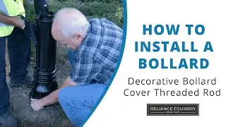Installing Metal Decorative Bollard Covers using Threaded Rods