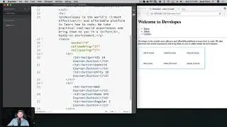 HTML Displaying Data With Tables
