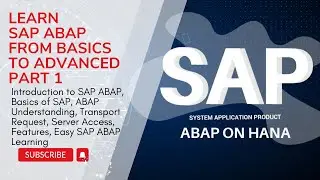1. Introduction to SAP ABAP Complete Training