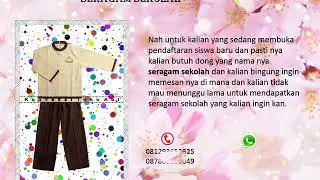 konveksi seragam sekolah TK PAUD Di Tangerang Selatan