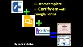 Auto create custom certificate for quiz|Send word created certificate with Certify'em in Google Form