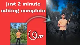 Black photo editing complete in just 2 minutes।। photo editing।। @svaieditor55