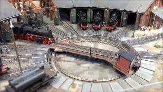 BW Belgard - H0 Bahnbetriebswerk in Epoche II - Faszination Modellbahn Sinsheim 2016