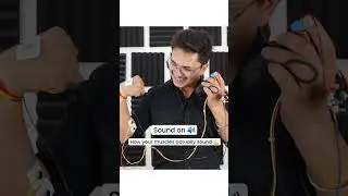 Sound on 🔊 This is how your muscles sound🤯 #emg #hci #neuroscience #sensor #diyprojects