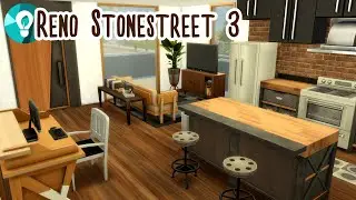 Eco Reno #3 | Stonestreet 3 Apartment | Sims 4 Speed Build
